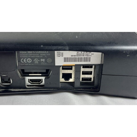 Xbox 360 Slim Black Console Kinect Bundle Tested NO Hard Drive - Picture 11 of 16